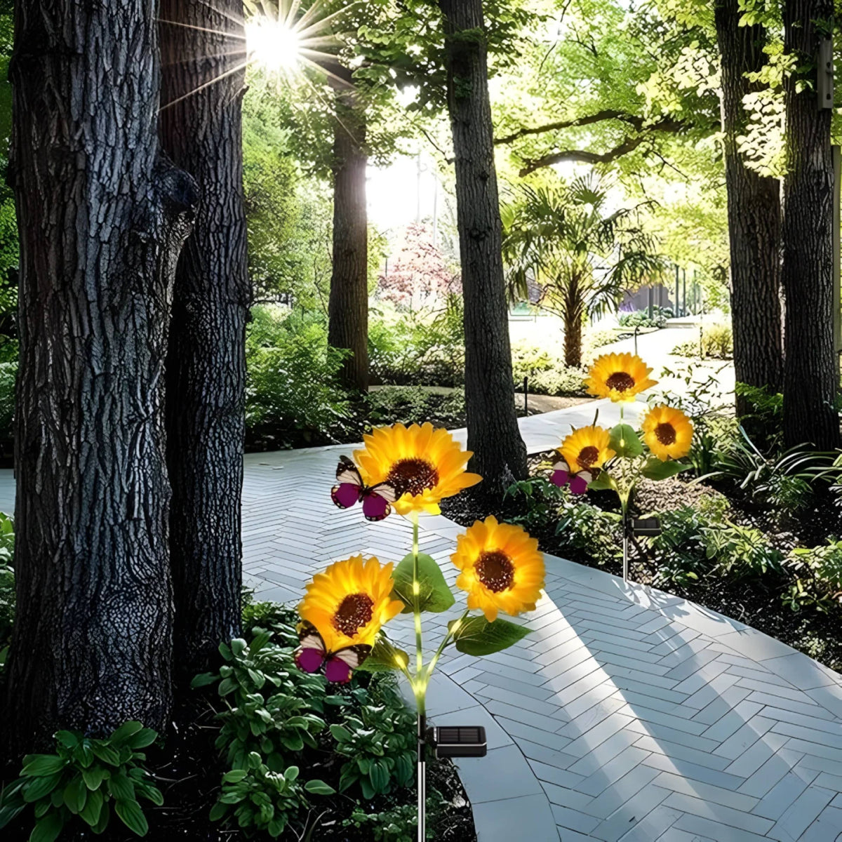 Sunflower Solar Snatch Garden LED Lights