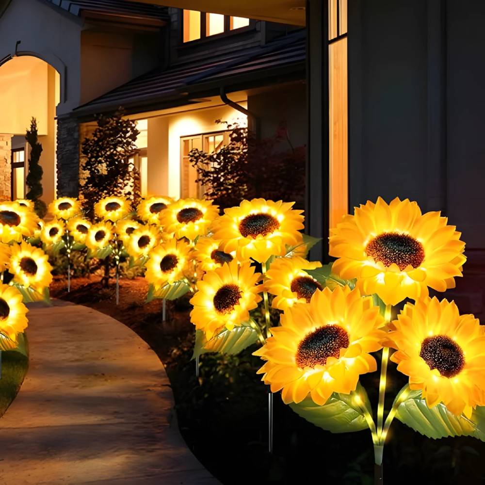 Sunflower Solar Snatch Garden LED Lights
