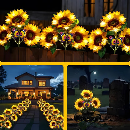 Sunflower Solar Snatch Garden LED Lights