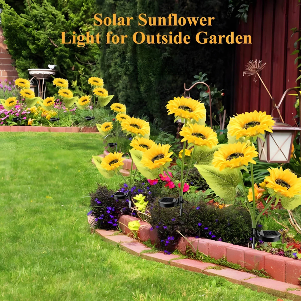 Sunflower Solar Snatch Garden LED Lights