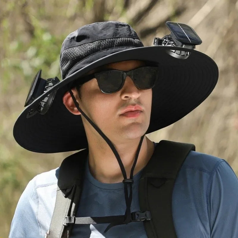 Sun-Powered Cooling Hat