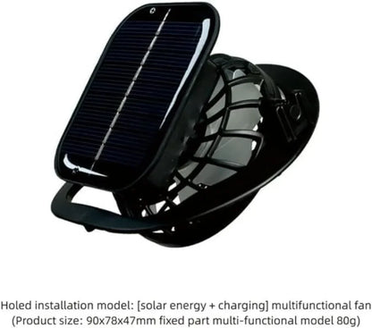 Sun-Powered Cooling Hat