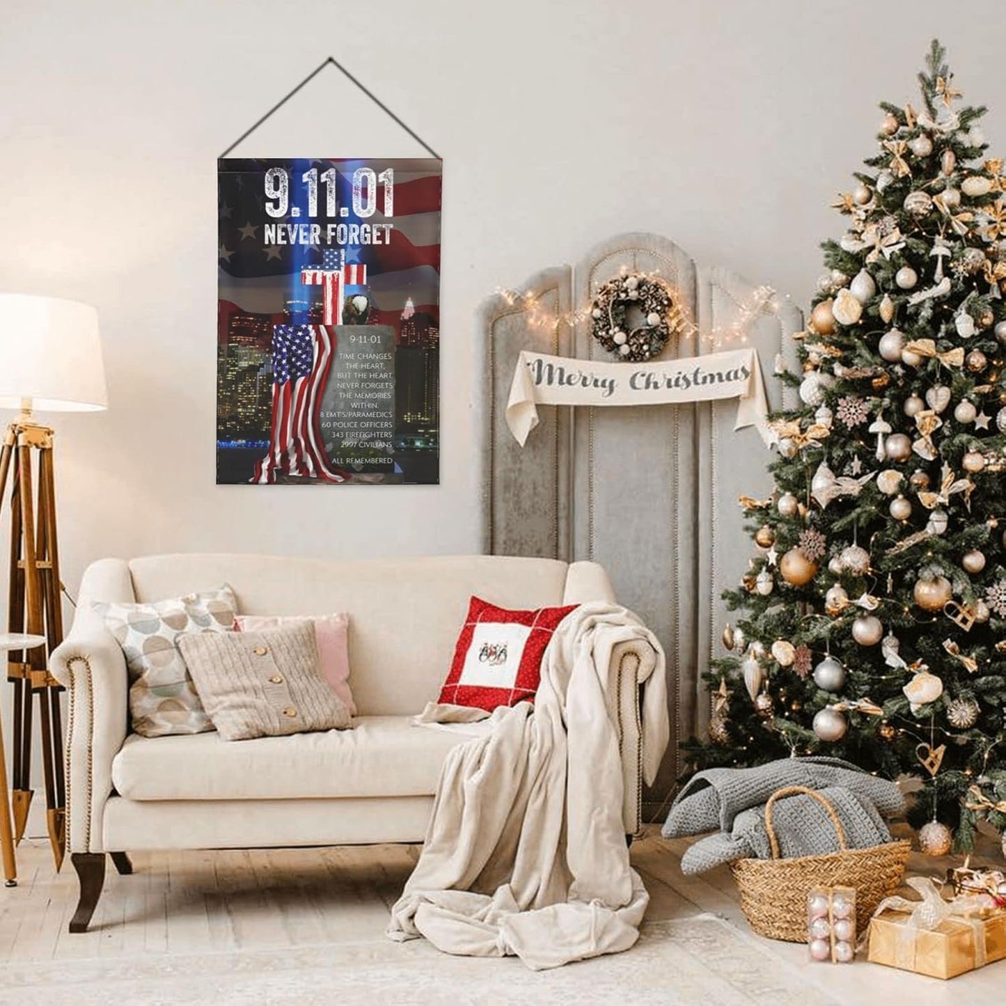 Never Forget 911 Patriotic Remembrance Garden Flag